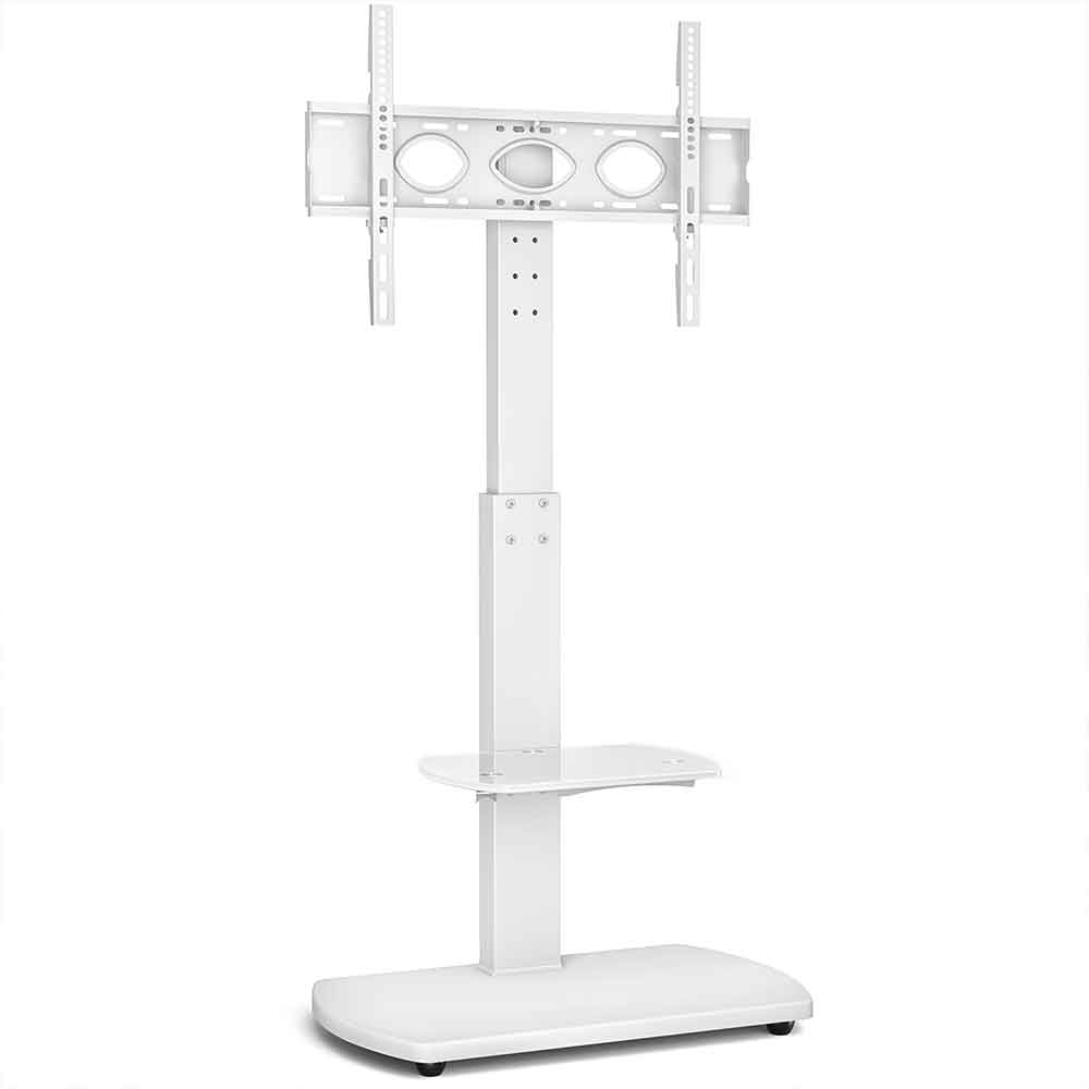 Angleton Wooden Pedestal TV stand - White