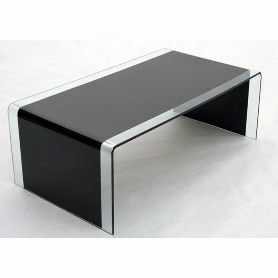 angola blk coffee table - 6 Reasons To Go With Black Bent Glass Coffee Table