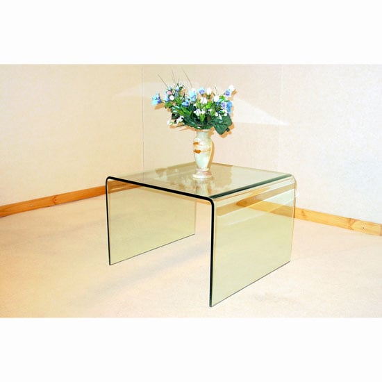 Read more about Afya glass lamp table in clear