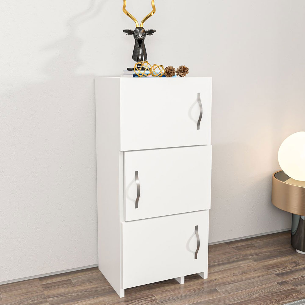 Anna Wooden Display Unit in White