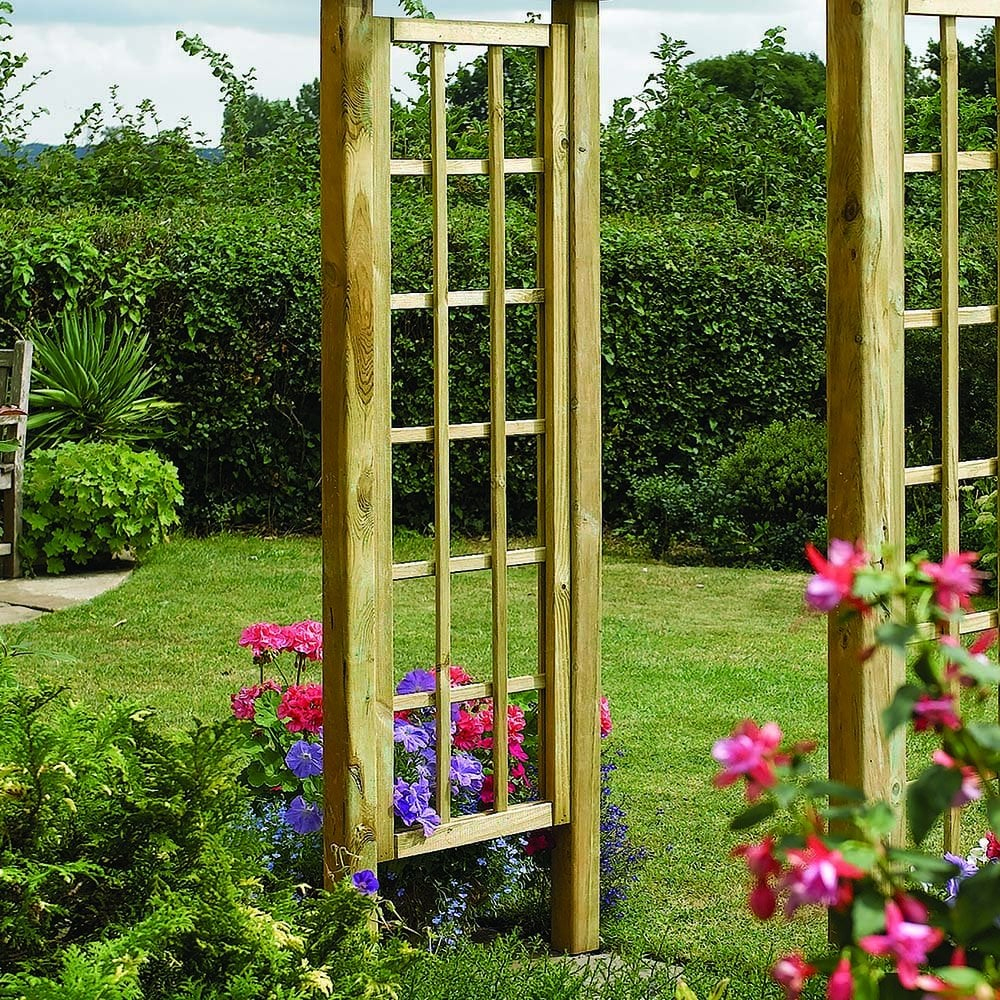 Annan Wooden Garden Round Arch In Natural