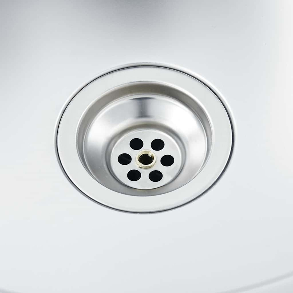 Annapolis Stainless Steel 1.0 Bowl Kitchen Sink With Waste Kit 600mm L x 600mm W - Silver