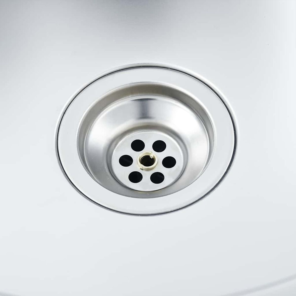 Annapolis Stainless Steel 1.0 Bowl Kitchen Sink With Waste Kit 800mm L x 500mm W - Silver