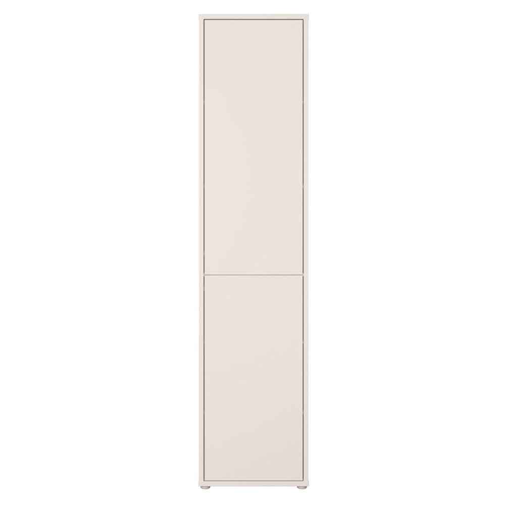 Ansley Tall Wooden Storage Cabinet with 2 Doors in Sand