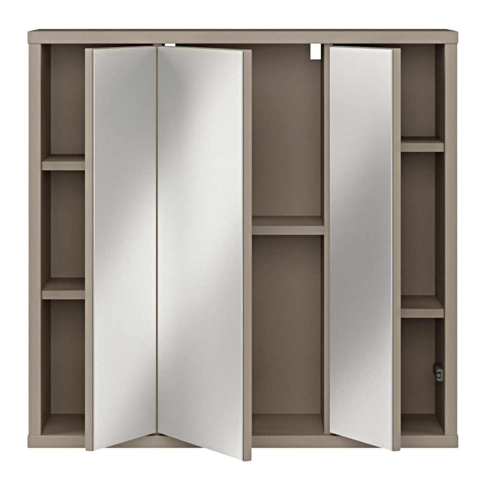 Ansley Wooden Bathroom Furniture Set in Taupe