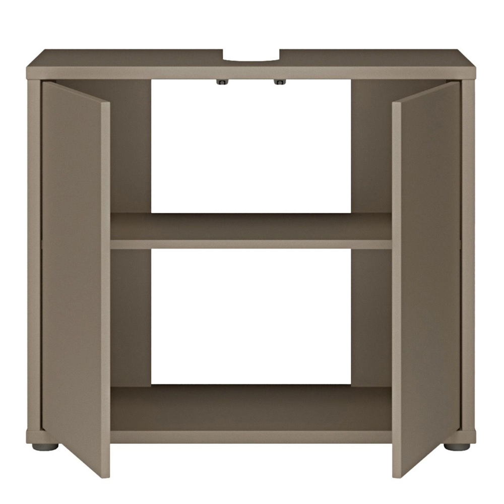 Ansley Wooden Bathroom Furniture Set in Taupe