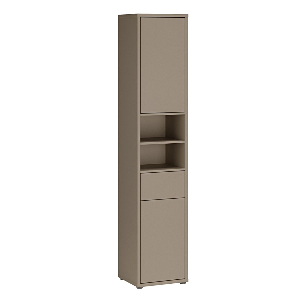 Ansley Wooden Bathroom Furniture Set in Taupe