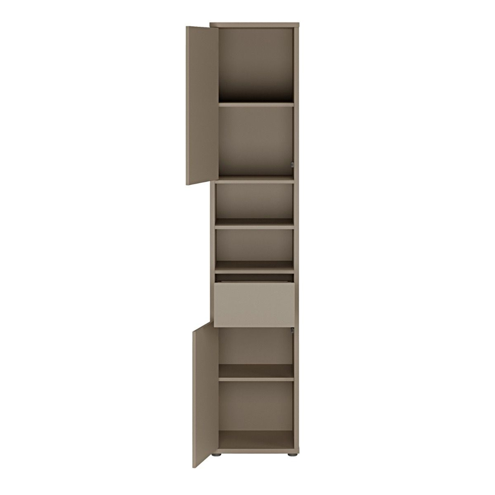 Ansley Wooden Bathroom Furniture Set in Taupe