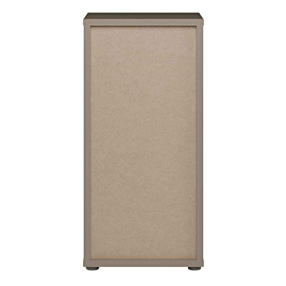 Ansley Wooden Bathroom Storage Cabinet with 1 Door and 1 Drawer in Taupe
