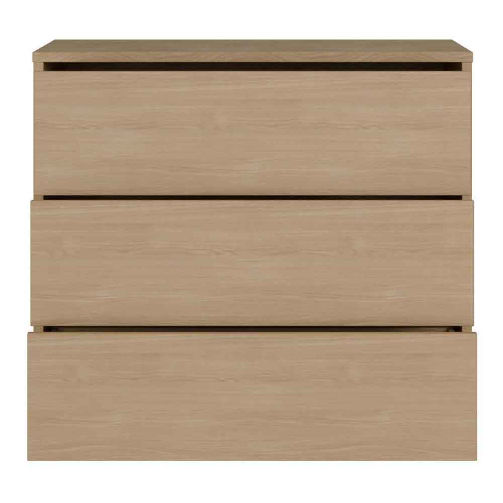 Ansley Wooden Chest of 3 Drawers in Elegancia Oak