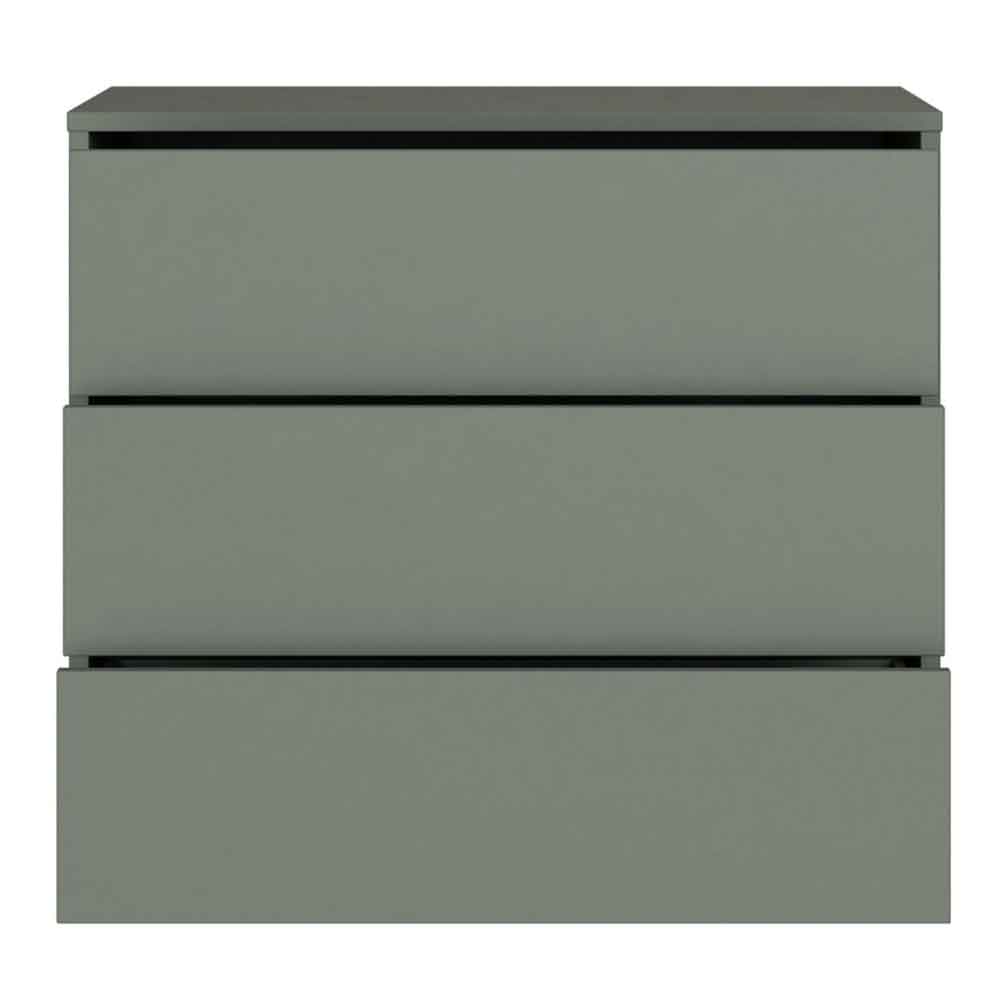 Ansley Wooden Chest of 3 Drawers in Sage Green