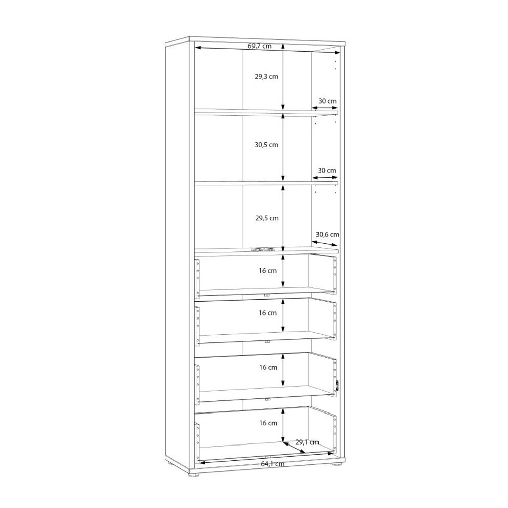 Ansley Wooden Display Cabinet with 2 Doors 4 Drawers in Sand