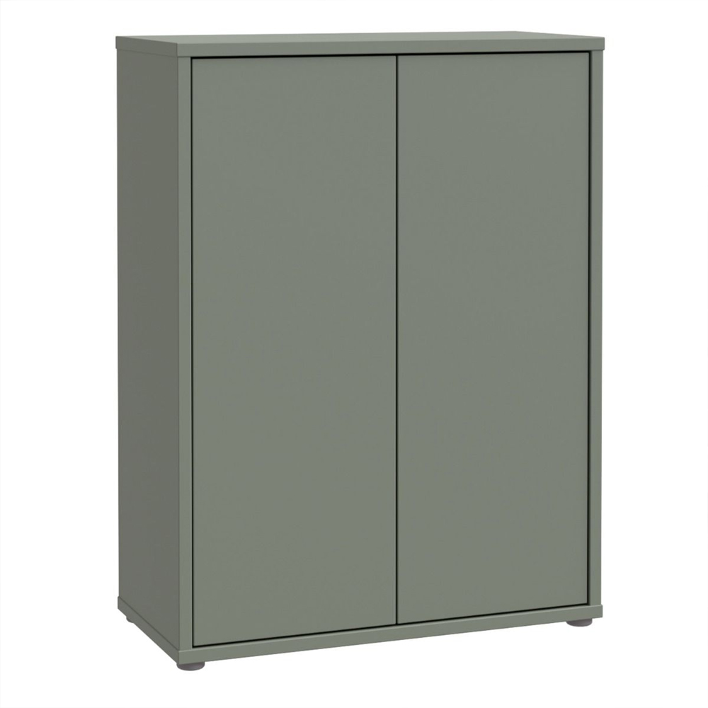 Ansley Wooden Shoe Storage Cabinet with 2 Doors in Sage Green