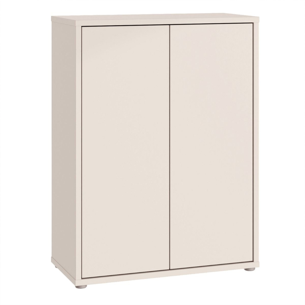 Ansley Wooden Shoe Storage Cabinet with 2 Doors in Sand