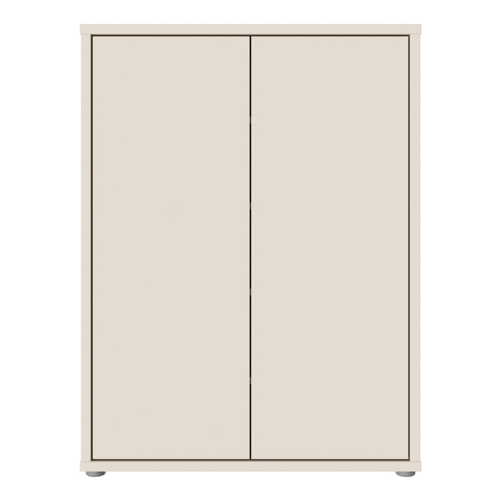 Ansley Wooden Shoe Storage Cabinet with 2 Doors in Sand