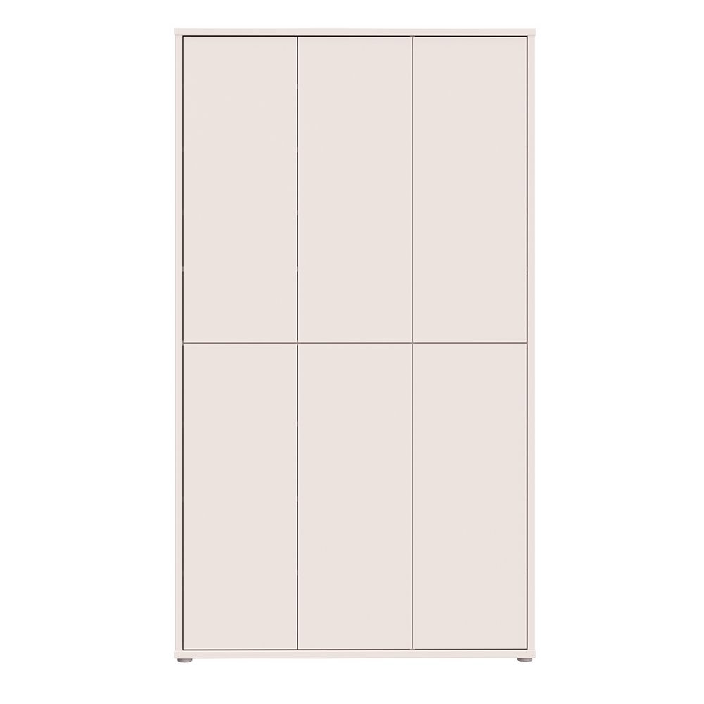 Ansley Wooden Shoe Storage Cabinet with 6 Doors in Sand
