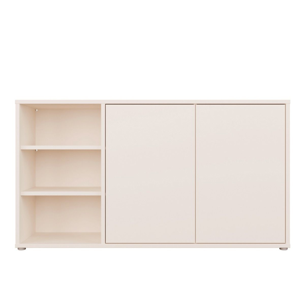 Ansley Wooden Sideboard with 2 Doors in Sand