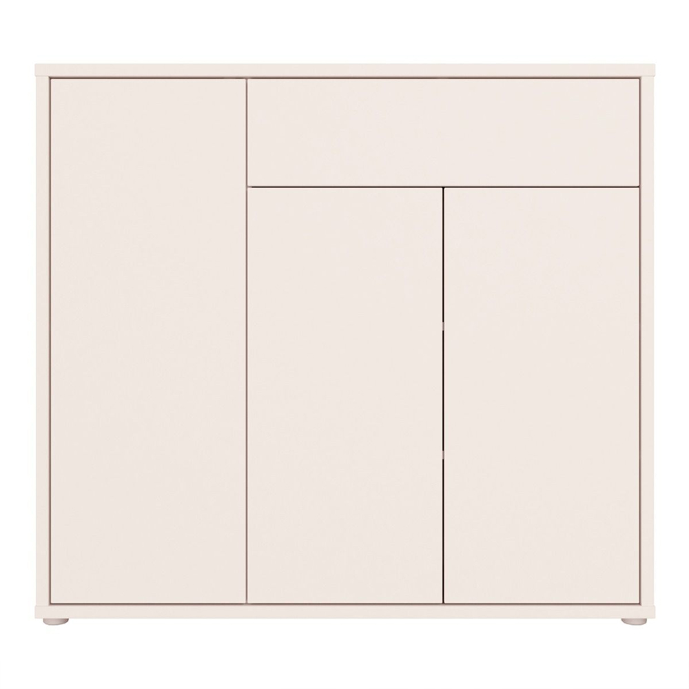 Ansley Wooden Sideboard with 3 Doors 1 Drawer in Sand