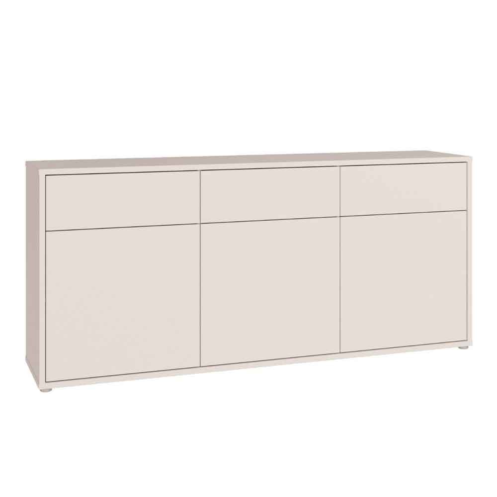 Ansley Wooden Sideboard With 3 Doors 3 Drawers in Sand