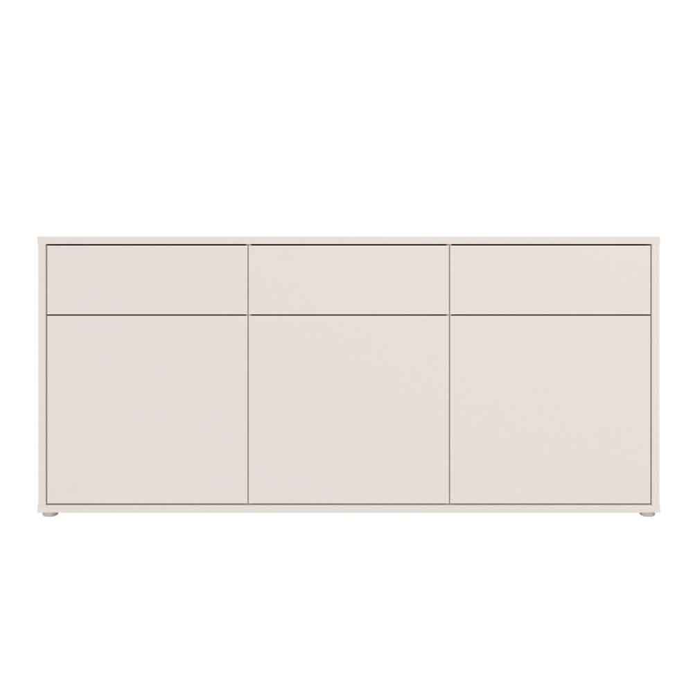 Ansley Wooden Sideboard With 3 Doors 3 Drawers in Sand