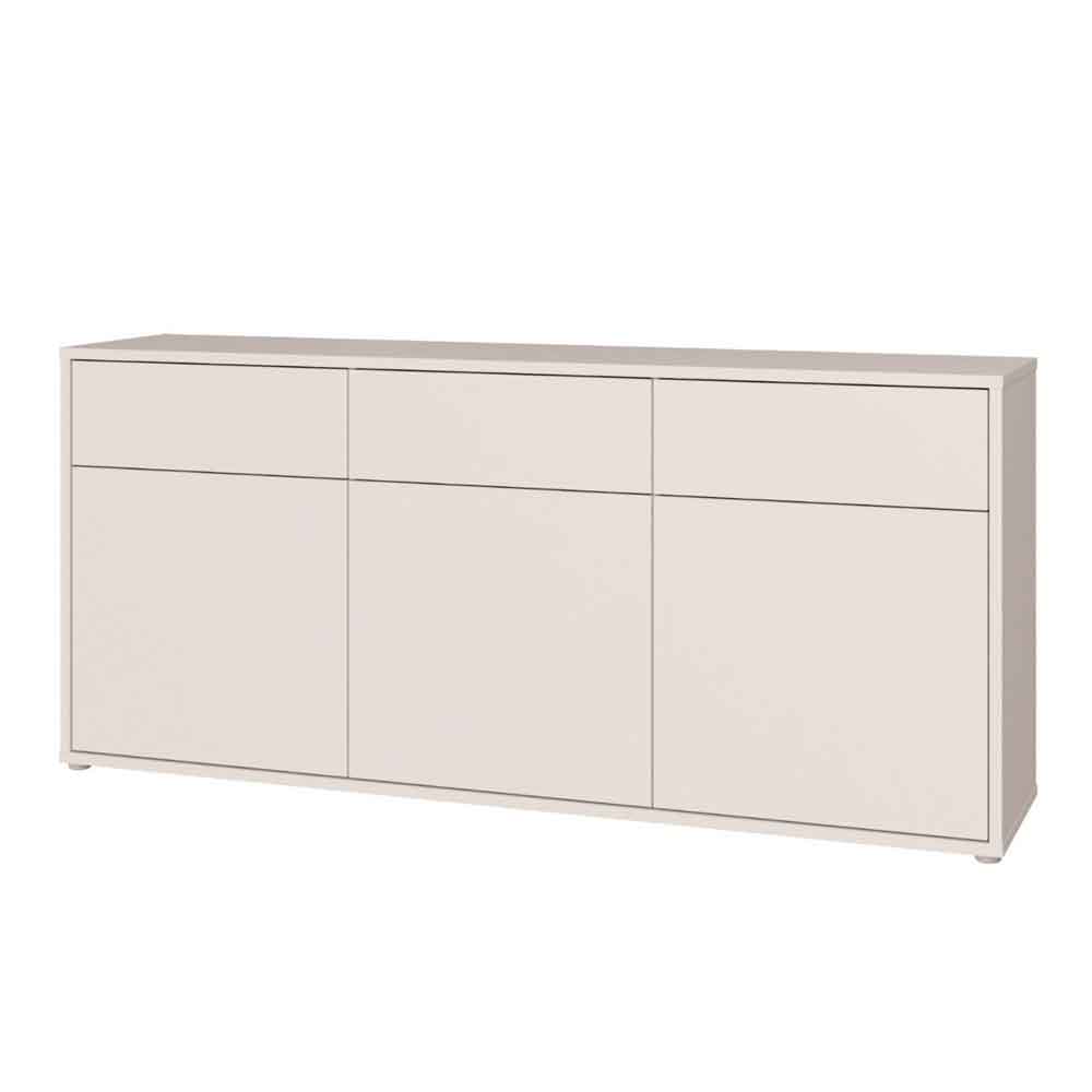Ansley Wooden Sideboard With 3 Doors 3 Drawers in Sand