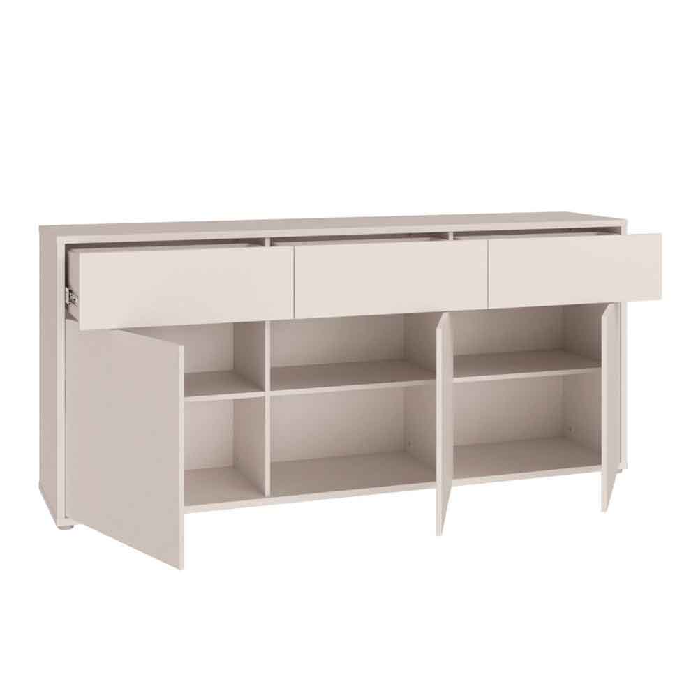 Ansley Wooden Sideboard With 3 Doors 3 Drawers in Sand