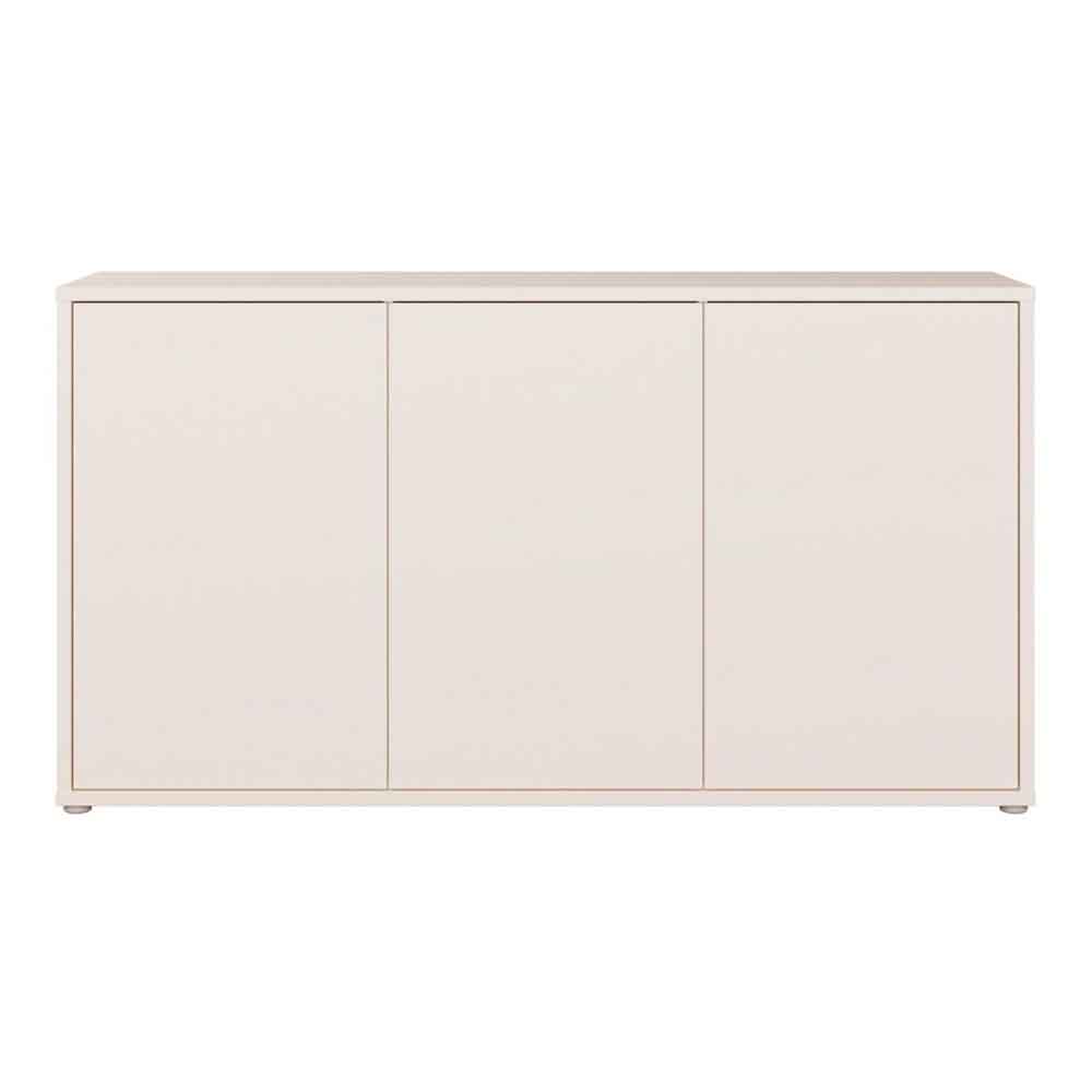 Ansley Wooden Sideboard with 3 Doors in Sand
