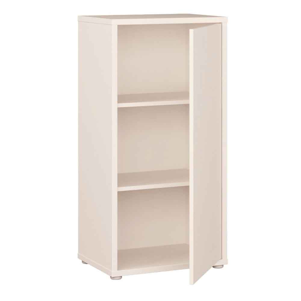Ansley Wooden Storage Cabinet with 1 Door in Sand