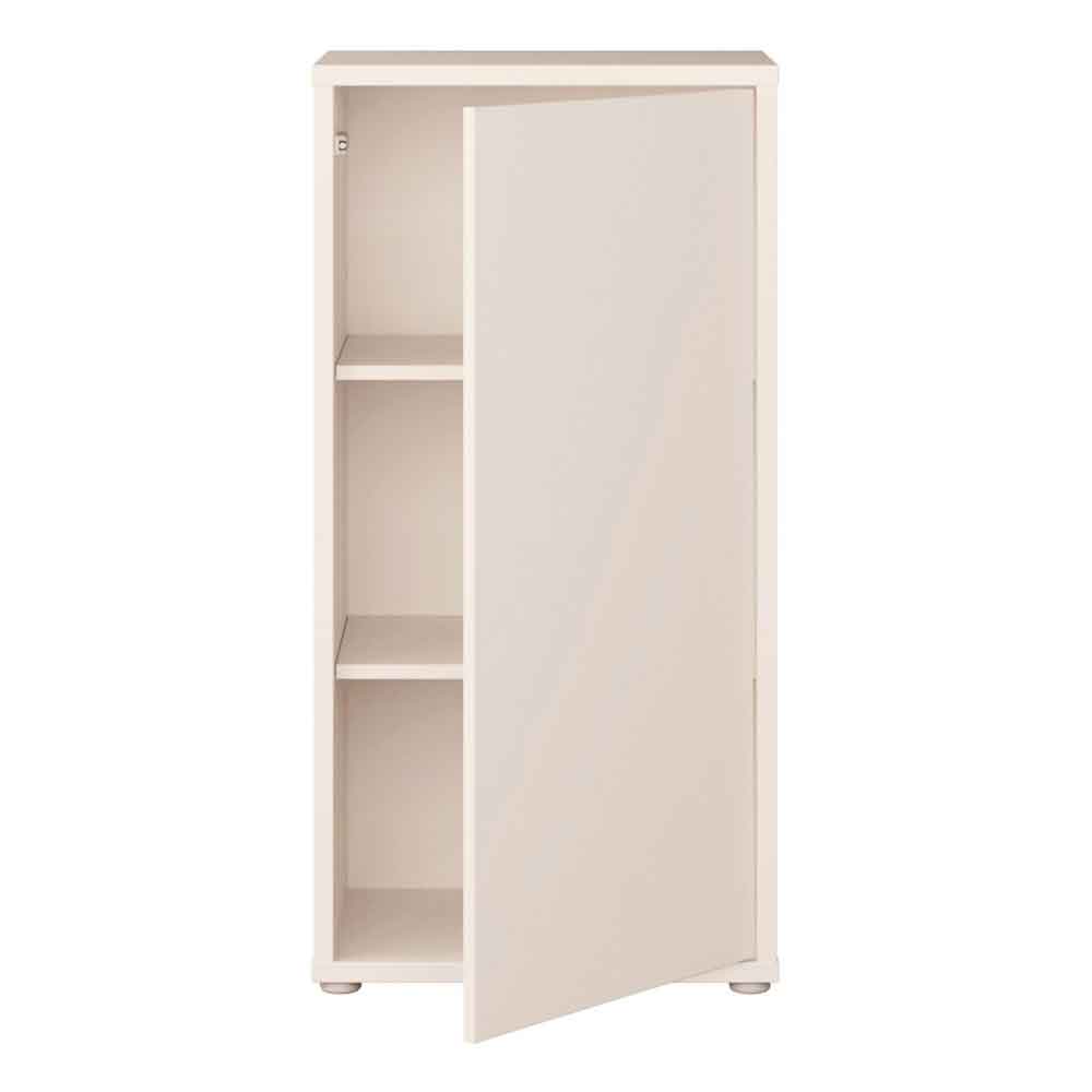 Ansley Wooden Storage Cabinet with 1 Door in Sand