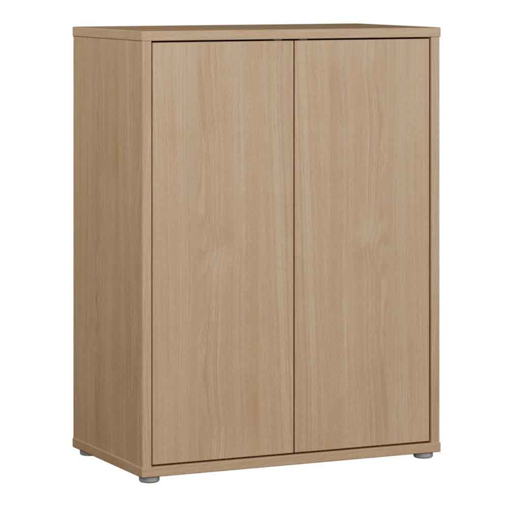 Ansley Wooden Storage Cabinet with 2 Doors in Elegancia Oak