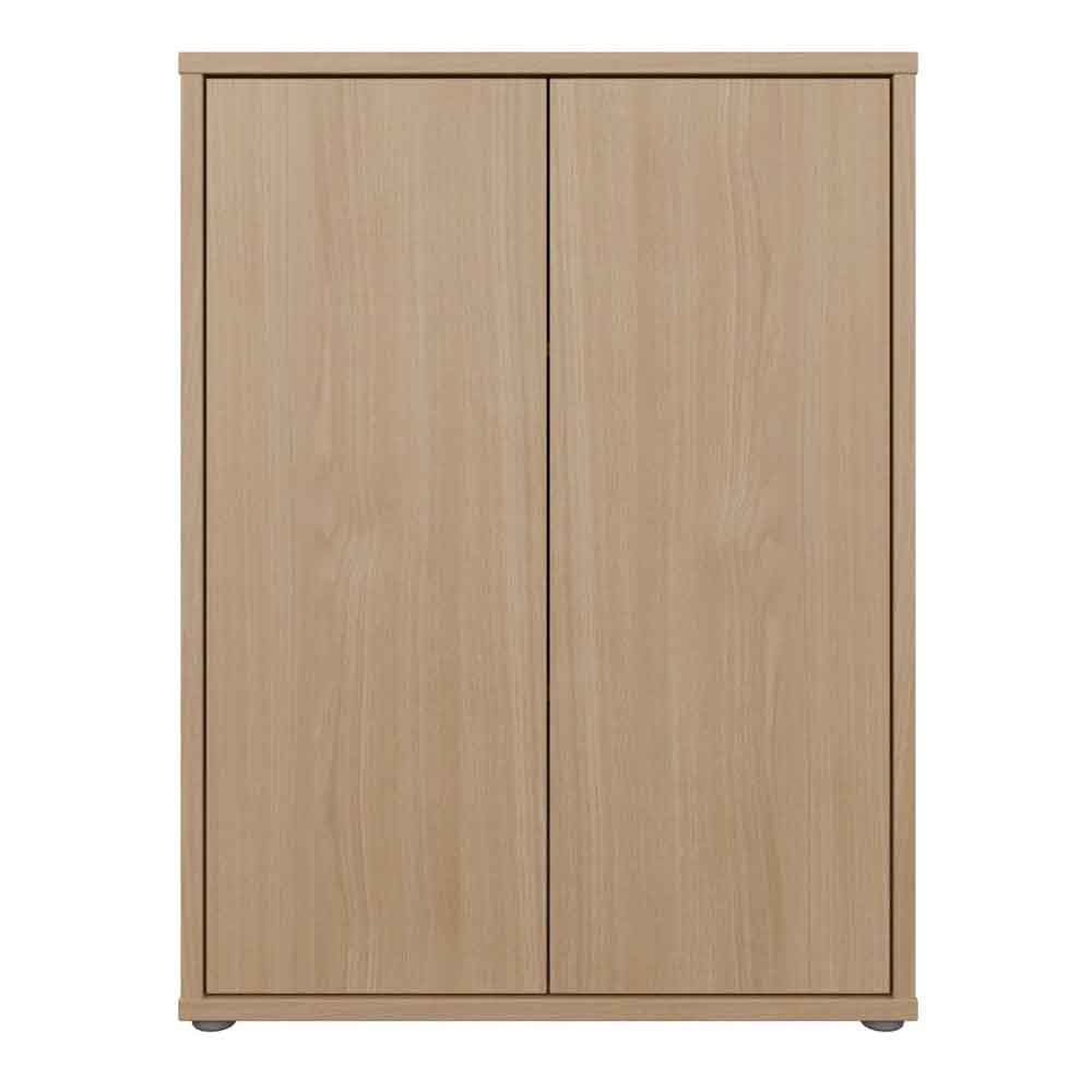 Ansley Wooden Storage Cabinet with 2 Doors in Elegancia Oak