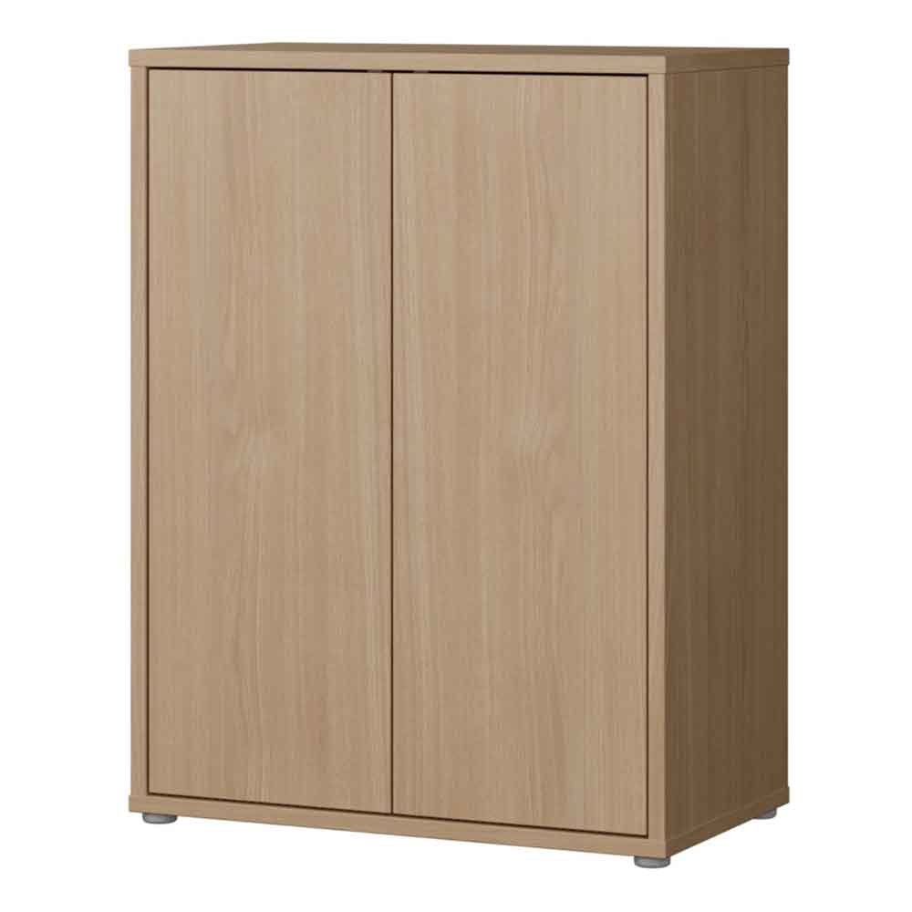 Ansley Wooden Storage Cabinet with 2 Doors in Elegancia Oak