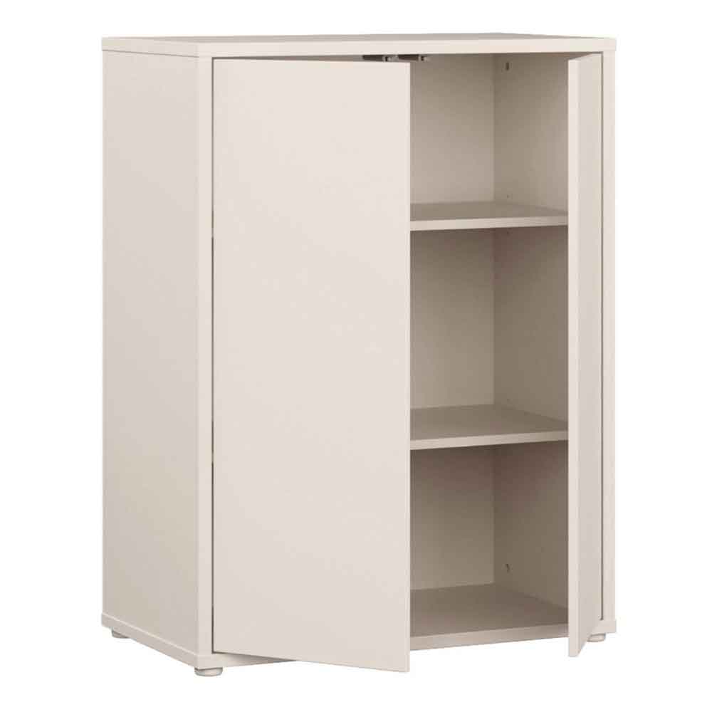 Ansley Wooden Storage Cabinet with 2 Doors in Sand