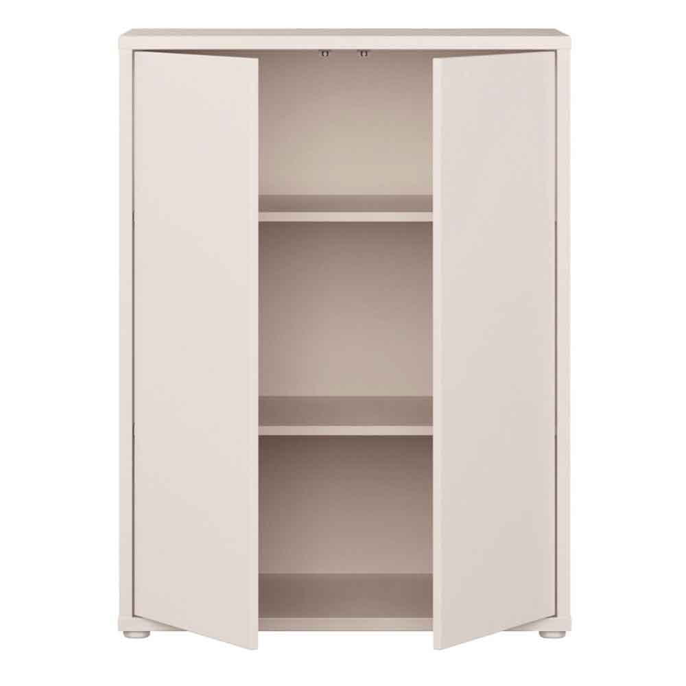 Ansley Wooden Storage Cabinet with 2 Doors in Sand