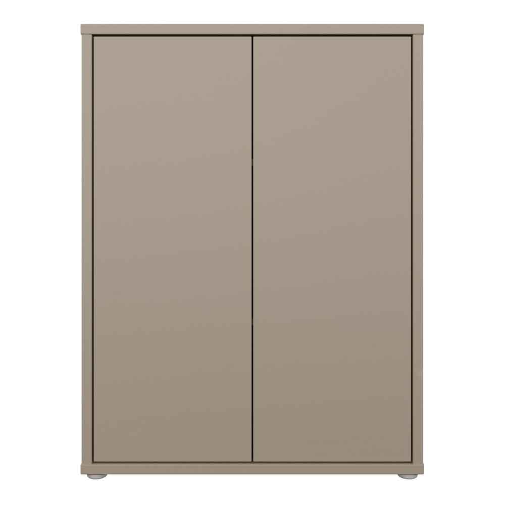 Ansley Wooden Storage Cabinet with 2 Doors in Taupe