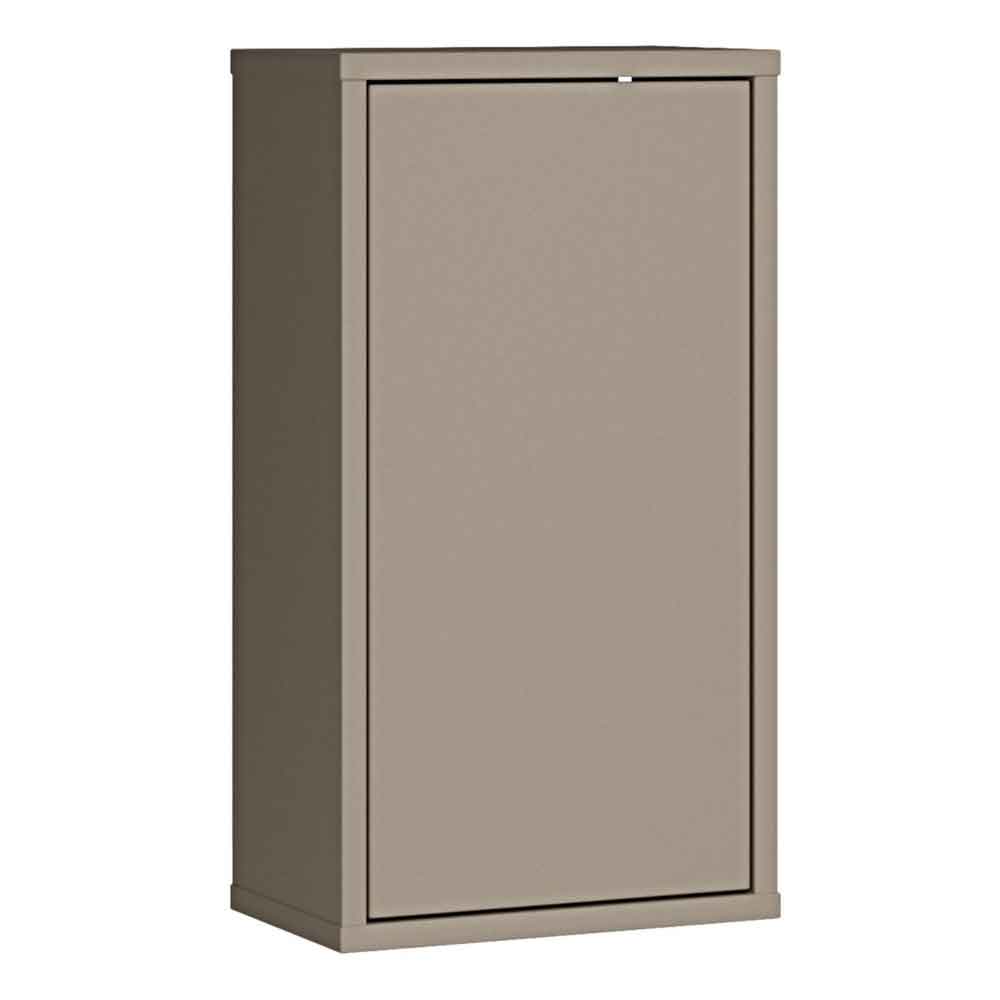 Ansley Wooden Wall Mounted Bathroom Storage Cabinet in Taupe