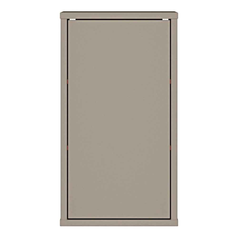 Ansley Wooden Wall Mounted Bathroom Storage Cabinet in Taupe