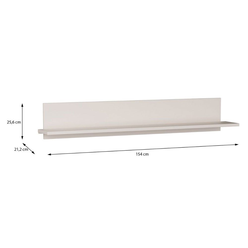 Ansley Wooden Wall Shelf in Sand