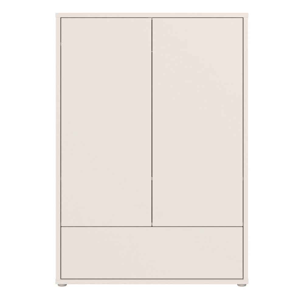 Ansley Wooden Wardrobe with 2 Doors 1 Drawer in Sand