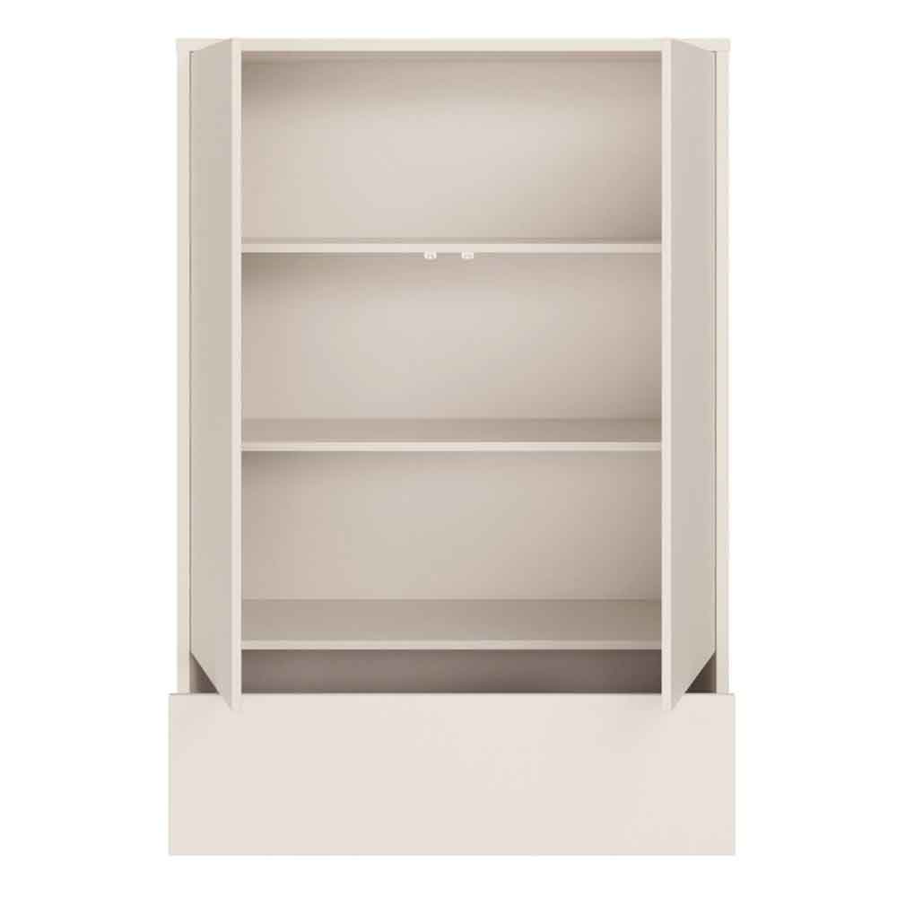 Ansley Wooden Wardrobe with 2 Doors 1 Drawer in Sand