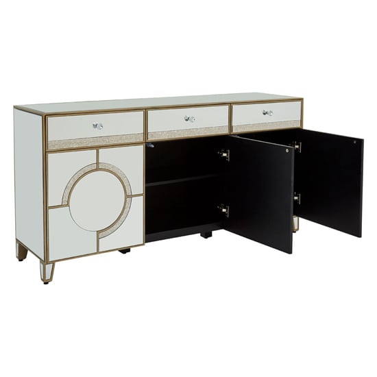 Antibes Mirrored Glass Sideboard In Antique Silver_2