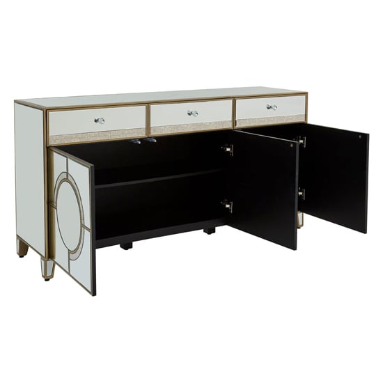Antibes Mirrored Glass Sideboard In Antique Silver_3