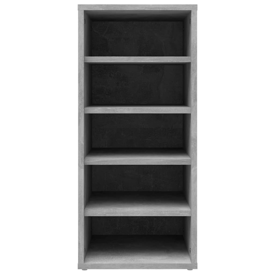 Antioch Set Of 2 Wooden Shoe Storage Rack In Concrete Effect
