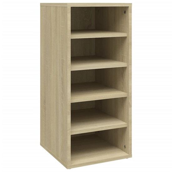 Antioch Set Of 2 Wooden Shoe Storage Rack In Sonoma Oak