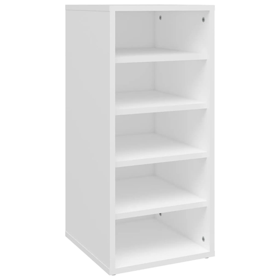 Antioch Set Of 2 Wooden Shoe Storage Rack In White