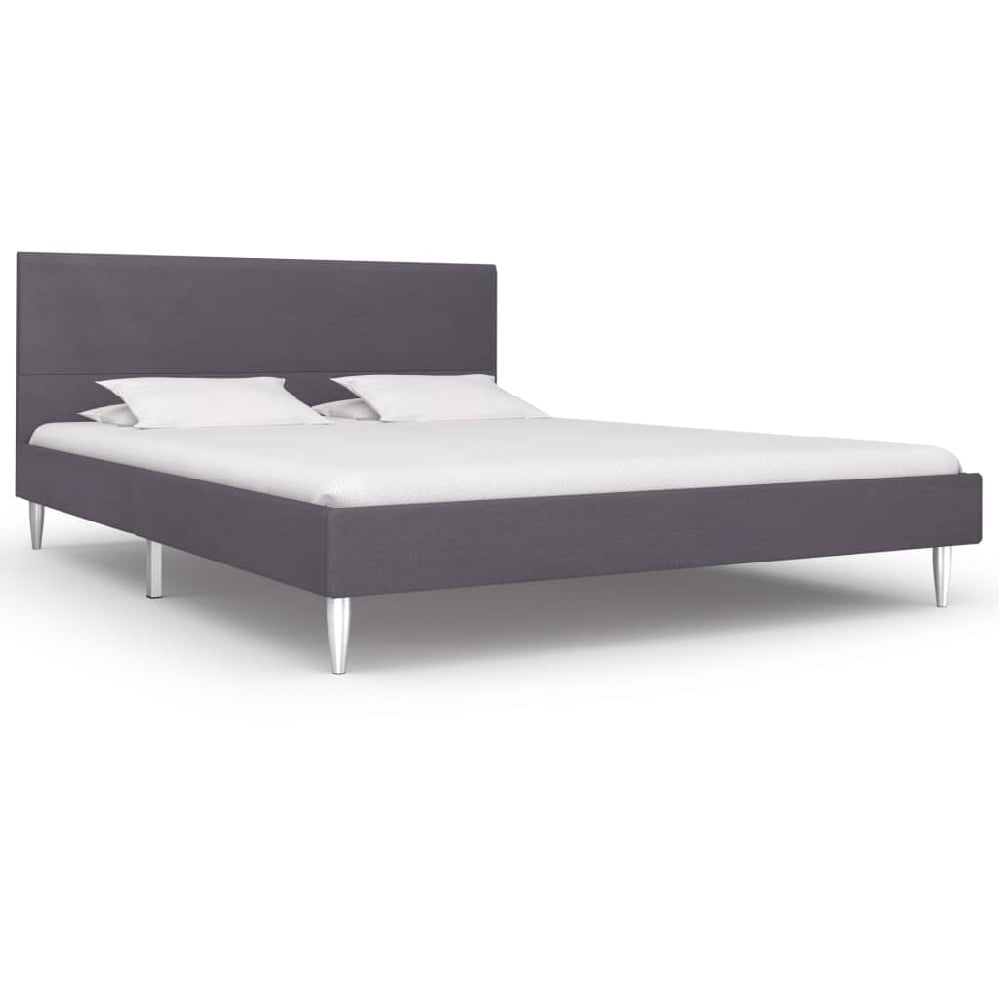 Read more about Antlers fabric double bed in grey