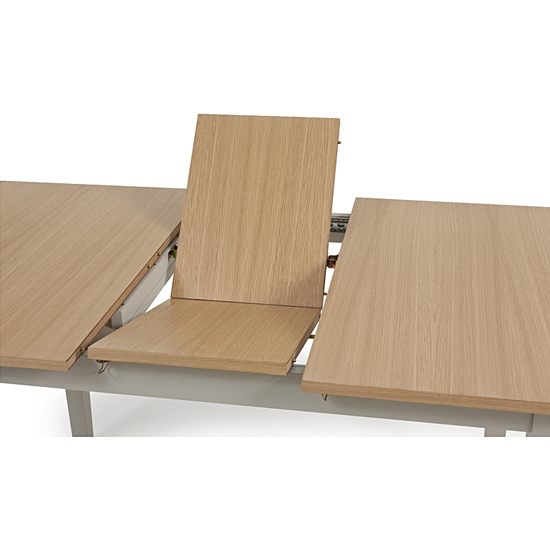 Ankila Extending Wooden Dining Table In Oak And Grey_5