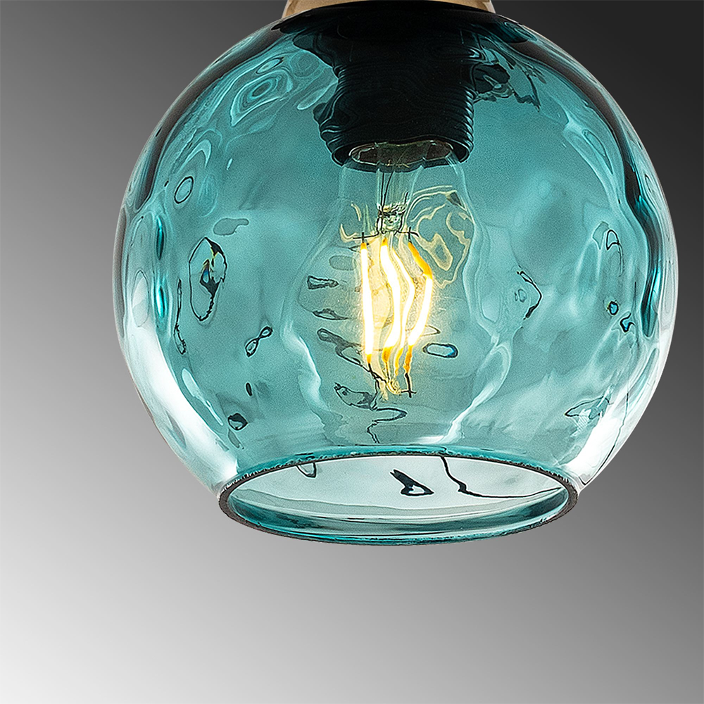 Benek 7 Light Metal Ceiling Pendant Light in Multicolour