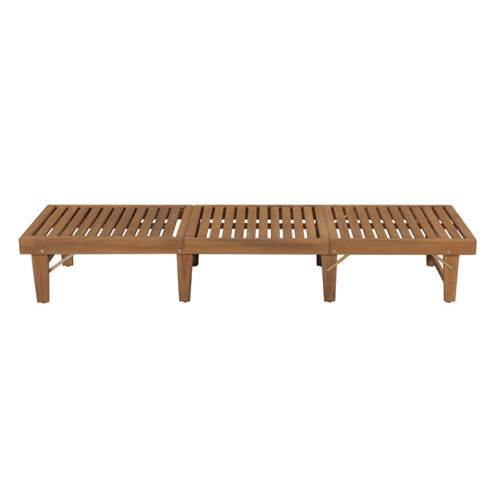 Anya Outdoor Acacia Wooden Sun Lounger In Oil Natural_2