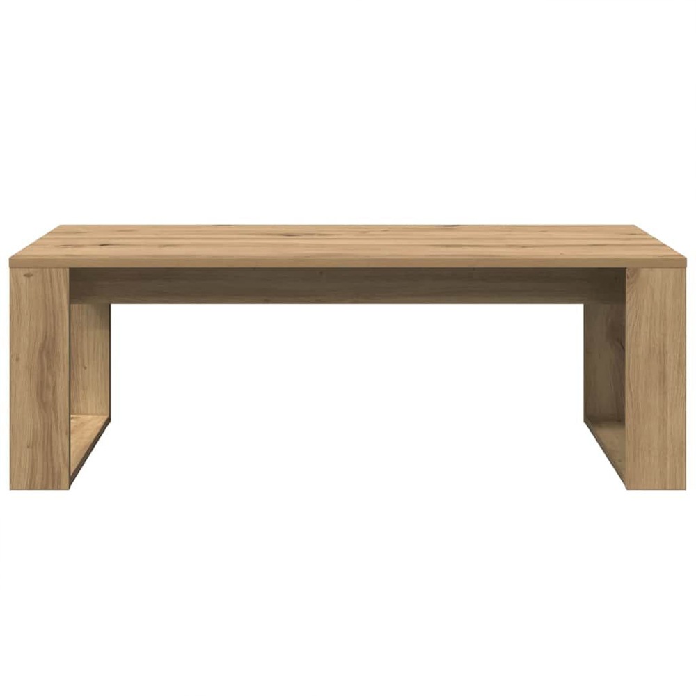 Aponka 102cm Wooden Coffee Table - Artisan Oak